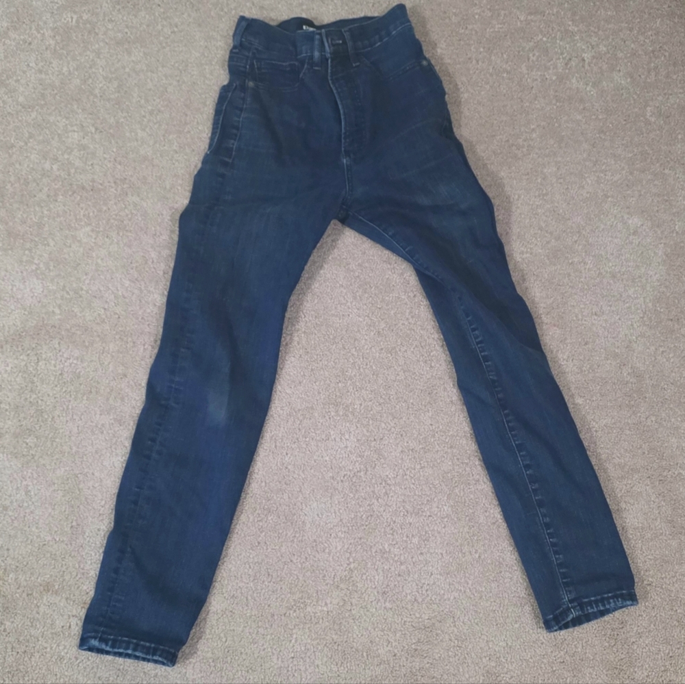 Women's Express Blue Denim Slim High Rise Jeans